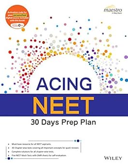 Wiley's Acing NEET 30 Days Prep Plan