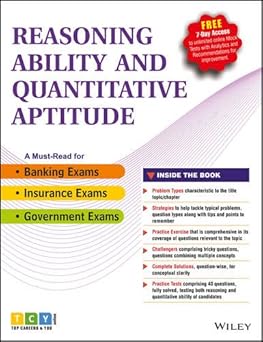 Wiley?s Reasoning Ability and Quantitative Aptitude  | e | k