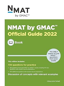 NMAT by GMAC Official Guide 2022 | New