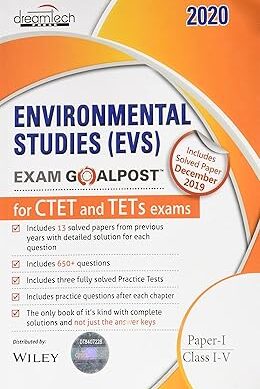 Environmental Studies (EVS) Exam Goalpost for CTET and TETs Exams, Paper-I, Class I-V, 2020