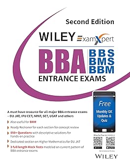 Wiley's ExamXpert BBA Entrance Exams, 2ed