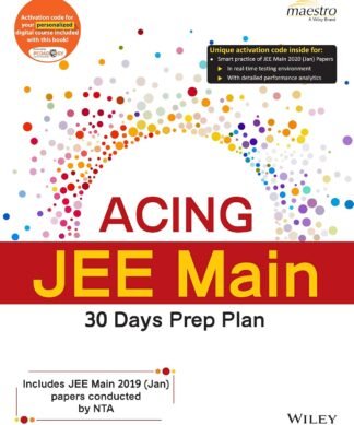 Wiley's Acing JEE Main 30 Days Prep Plan