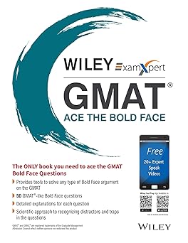Wiley's ExamXpert GMAT Ace the Bold Face