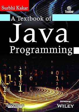 A Textbook of Java Programming