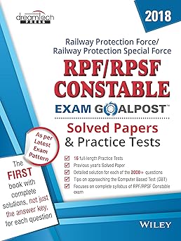 RPF/RPSF Constable Exam Goalpost Solved Papers and Practice Tests