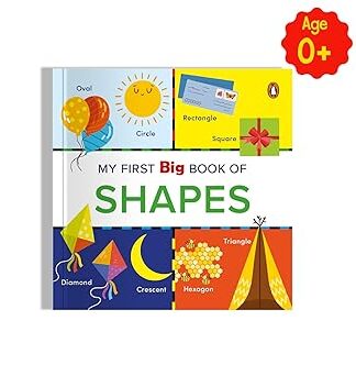 My First Big Book of Shapes: Illustrated Board Book of Shapes for Preschool Kids, Toddlers Book for 1+ [Penguin Early Learning Series]