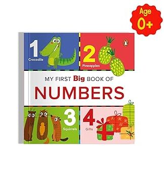 My First Big Book of Numbers: Illustrated Board Book of Numbers 1 to 20 for Preschool Kids, Toddlers Book for 1+ [Penguin Early Learning Series]