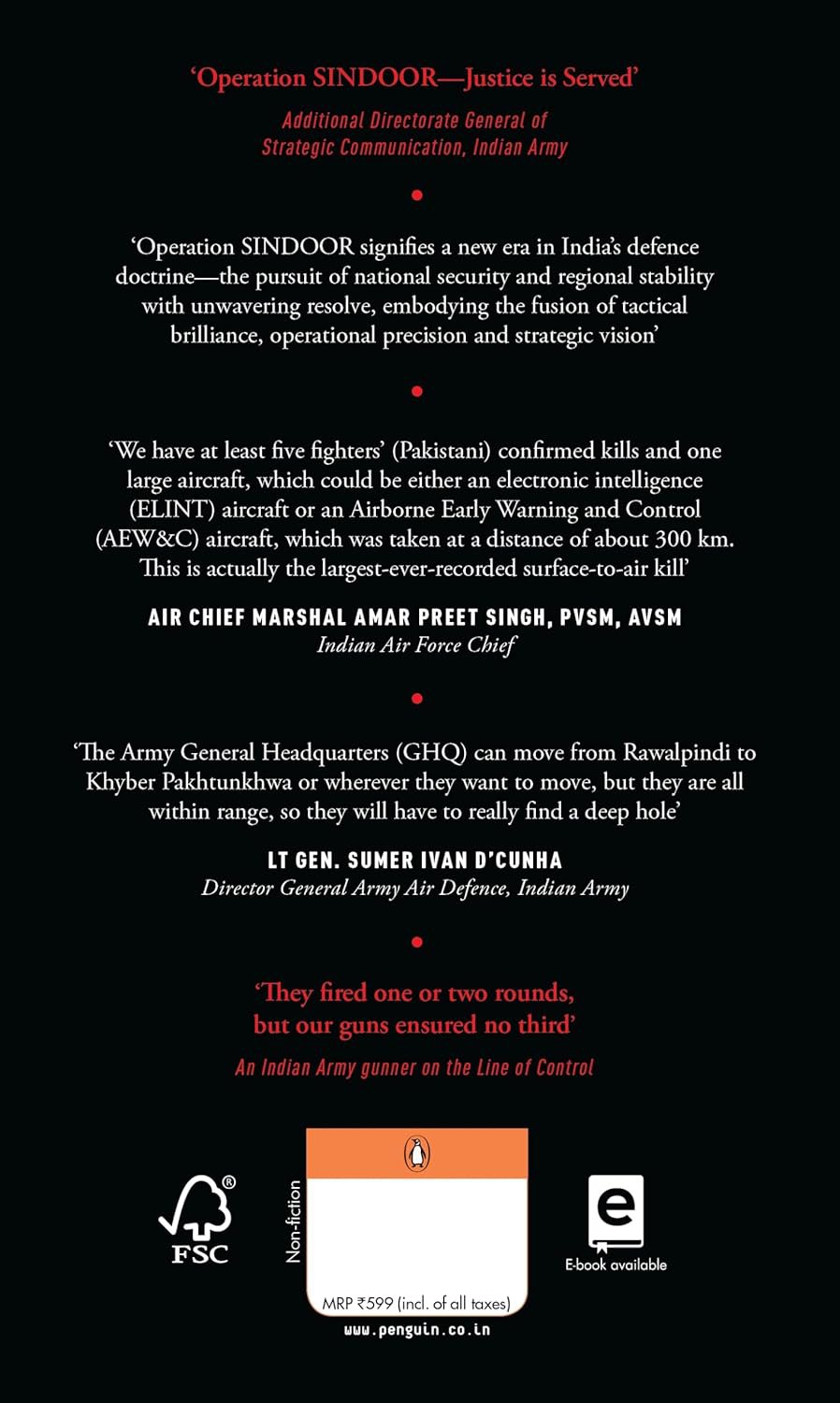 Operation SINDOOR: The Untold Story of India's Deep Strikes Inside Pakistan