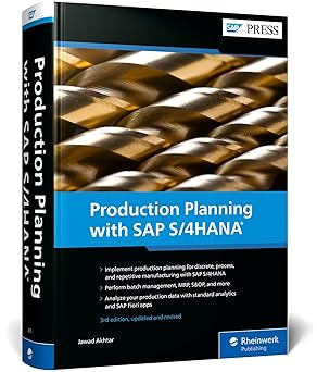 Production Planning with SAP S/4hana
