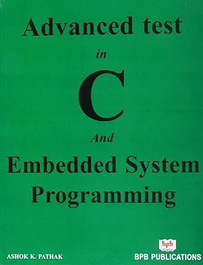 Advanced Test in C and Embedded System Programming