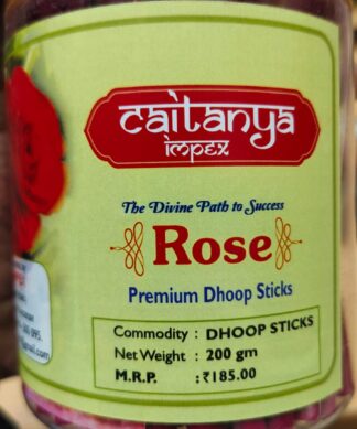 ROSE DHOOP INCENSE STICKS(2x200gms) CAITANYA IMPEX
