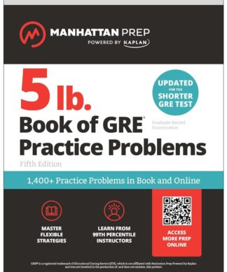 5 LB. Book of GRE Practice Problems Paperback – 3 September 2024