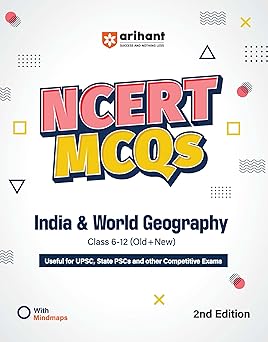 MCQs India & World Geography Book Class 6 to 12