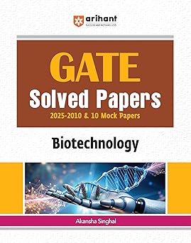 GATE Biotechnology Solved Papers (2025–2010)