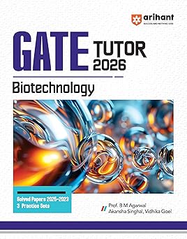 GATE TUTOR Study Guide for Biotechnology Exam 2026