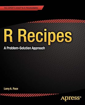 R Recipes: A Problem-solution Approach