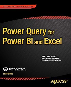 Power Query for Power Bi and Excel