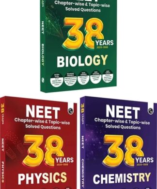PW 38 NEET Previous Year Solved Papers (PYQs) Phy, Chem, Bio Combo for 2026 Exam  (Paperback, PW)