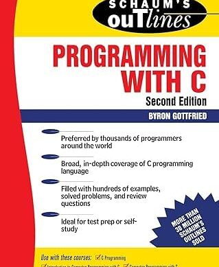 Schaums Outlines Programming With C