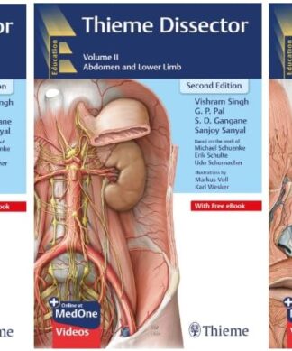 Thieme Dissector: 3 Volume Set - Anatomy Dissector Manual