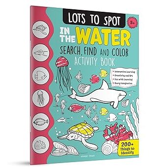 Search, Find and Color Activity Book: Underwater