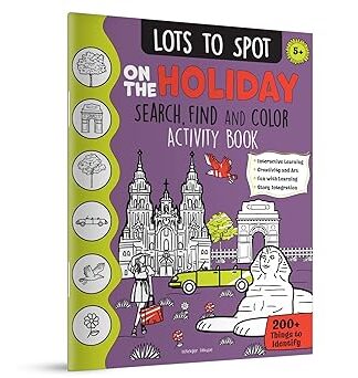 Search, Find and Color Activity Book: Holiday Time