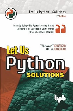 Let Us Python Solutions