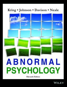 Abnormal Psychology, 11ed