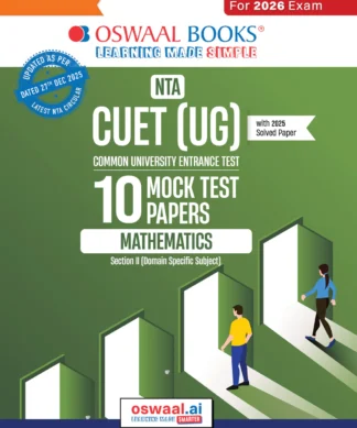 NTA CUET (UG) 10 Mock Test Papers Mathematics For 2026 Exam