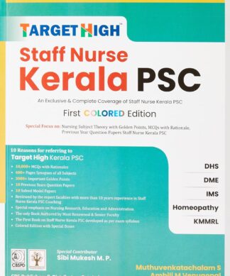 Target High Staff Nurse Kerala Psc First Colored Edition