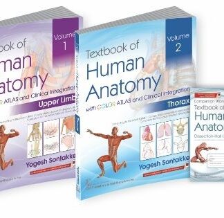 Textbook of Human Anatomy with Color Atlas and Clinical Integration (2vol set) : Vol 1-Upper Limb Vol2- Thorax with companion workbook