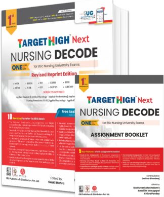 Target High Next Nursing Decode 1st Year for BSc Nursing University Exams With Free Assignment Booklet