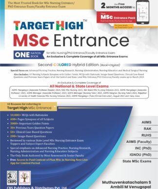 TARGET HIGH MSc Entrance for MSc Nursing/PhD Entrance/Faculty Entrance Exam