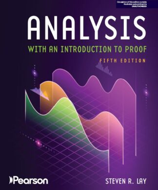 Analysis with an Introduction to Proof, 5e