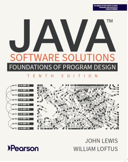 Java Software Solutions, Foundations of Program Design, 10e - CABH ...