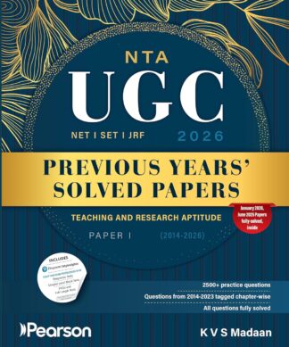 NTA UGC NET SET,JRF Paper 1 Previous Years' Solved Papers