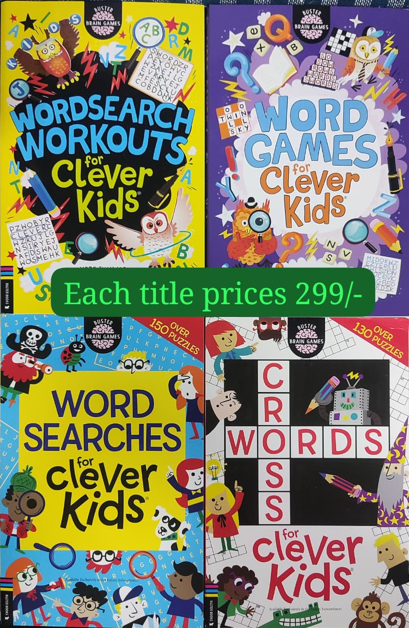WORDSEARCH WORKOUTS FOR CLEVER KIDS Paperback – 31 October 2019