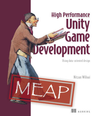 High Performance Unity Game Development High Performance Unity Game Development teaches you to deliver high-performance games, with code that’s simpler to extend and maintain. You’ll learn to design games from scratch using DOD and also how to apply DOD to existing object-oriented codebases. Through a simulated development process—complete with Jira tickets—you’ll construct a complete “survivor” style game that runs at a high framerate on limited hardware while being easy to expand. The book is fully illustrated with Unity architectural examples, diagrams, and engaging war stories from author Nitzan Wilnai’s 20+ year career, punctuated by helpful sidebars that dispel DOD myths.