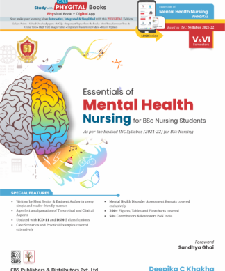 Essentials of Mental Health Nursing for BSc Nursing Students As per the Revised INC Syllabus (2021-22) for BSc Nur