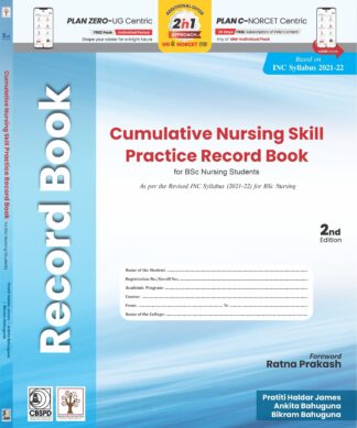 Cumulative Nursing Skill Practice Record Book for BSc Nursing Students