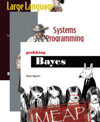 Build a Large Language Model (From Scratch) & Systems Programming with Zig & Grokking Bayes.