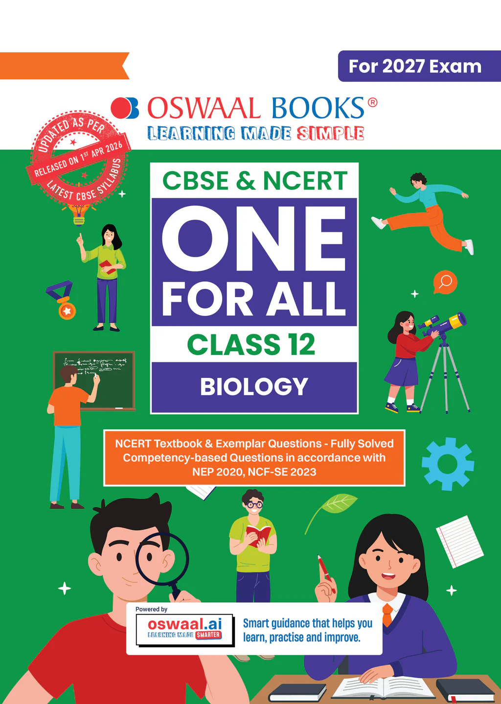 CBSE & NCERT One for All Class 12 Biology| Includes 2026 Papers