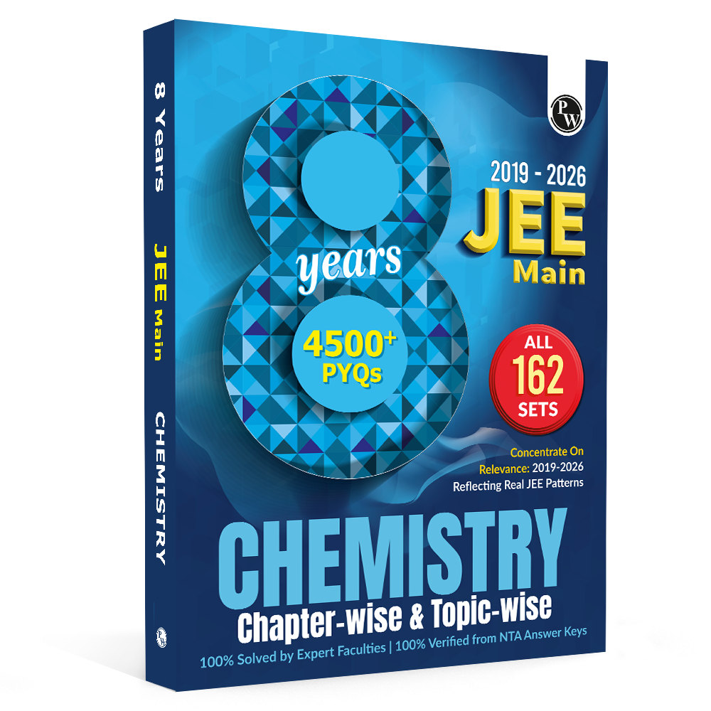 JEE Main 8 Years (2019 - 2026) PYQs Chemistry Chapterwise and Topicwise | All 162 Sets Previous Years Solved Papers For JEE Main 2027 Exams