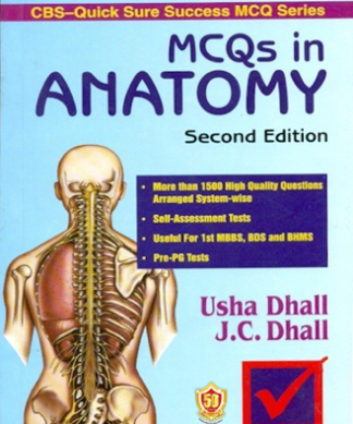 MCQS IN ANATOMY 2ED CBS QUICK SURE SUCCESS MCQ SERIES (PB 2020)