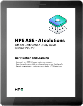HPE ASE – AI solutions (HPE0-V31)