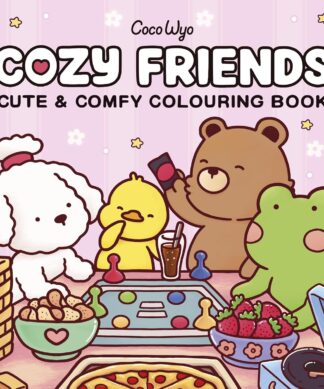 Cozy Friends: Coloring Books for Adults by Coco Wyo | Cute Animal Friends Coloring Pages, Cozy Simple Designs, Stress Relief & Relaxation: A relaxing cosy colouring book, from the bestselling author