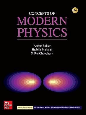 Concepts of Modern Physics 8th Edition Arthur Beiser, Shobit Mahajan & S. Rai Choudhury