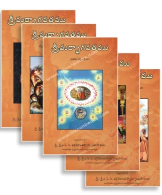 Srimad Bhagavatam Complete 12 Cantos in Telugu 18 Volume